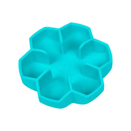 Миска для медленного кормления WAUDOG Silicone, 450 мл, голубой