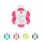 Миска для повільного харчування WAUDOG Silicone, 450 мл, рожевий