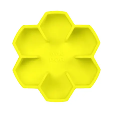 Миска для повільного харчування WAUDOG Silicone, 750 мл, жовтий