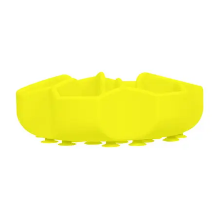 Миска для повільного харчування WAUDOG Silicone, 750 мл, жовтий