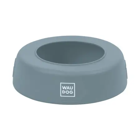 Миска-непроливайка WAUDOG Silicone, 1 л серый