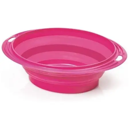 Миска розкладна похідна для собак та котів Squeeze Oval Small, 0,5 л, 19x14,5x5,5 см
