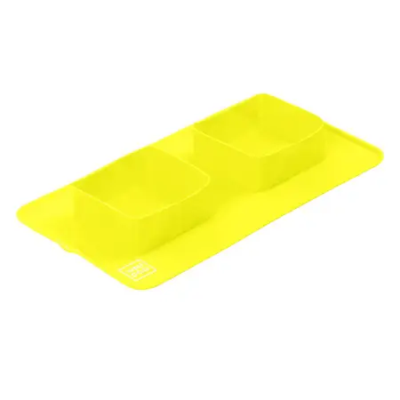 Миска складана WAUDOG Silicone,385х230х50 мм жовтий