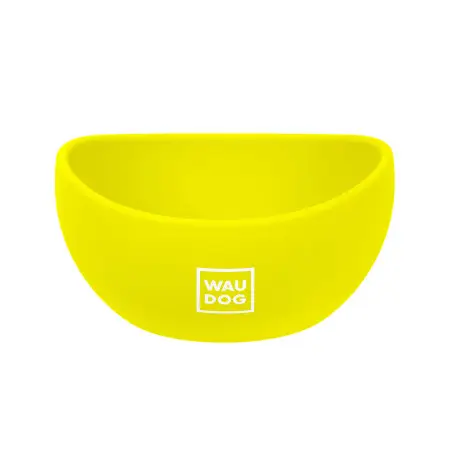 Миска WAUDOG Silicone, 250 мл жовтий