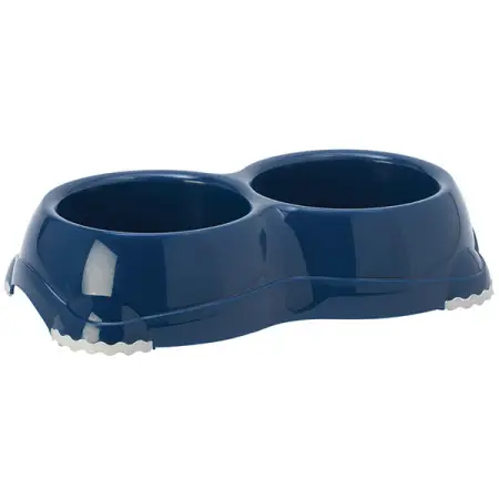 Moderna Double Smarty Bowl Small МОДЕРНА СМАРТІ подвійна миска для собак і котів, 2х330мл , Чорничний