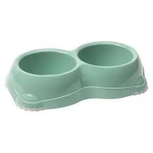Moderna Double Smarty Bowl Small МОДЕРНА СМАРТІ подвійна миска для собак і котів, 2х330мл , Cвітло зелений