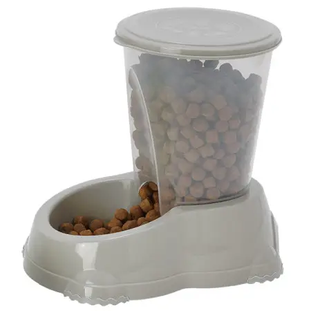 Moderna Smart Snacker МОДЕРНА СМАРТ СНЕКЕР автоматична годівниця для собак і котів, 1.5л , Теплий сірий