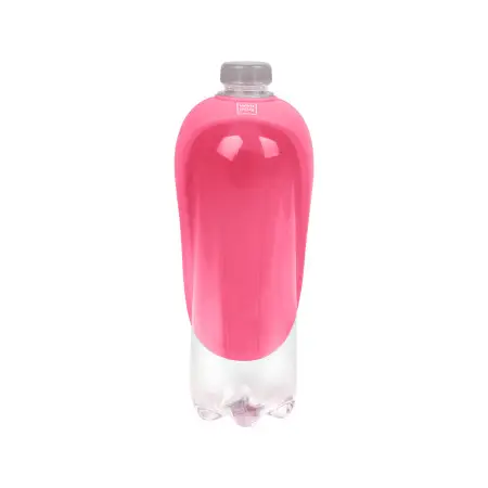 Поїлка-насадка на пляшку WAUDOG Silicone, 165х90 мм рожевий