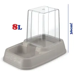 Диспенсер для корму або води Georplast Eat&Drink 8 л, 44x26x36 см.