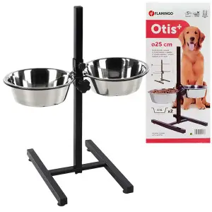 Flamingo Otis+ H-Stand М ФЛАМІНГО ОТІС+ миски для собак на штативі, 2х2.5л