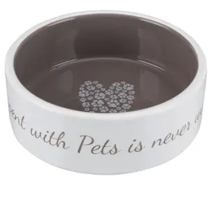 Миска Trixie Pet's Home для собак, керамічна, 12 см, 300 мл (бежева)