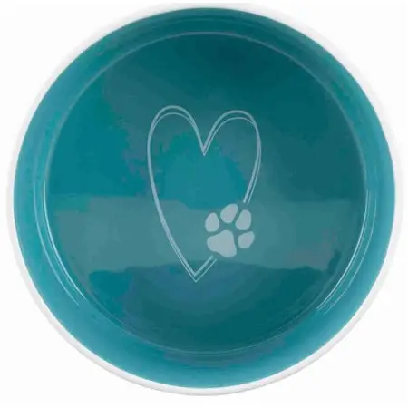 Миска Trixie Pet's Home для собак, керамічна, 12 см, 300 мл (блакитна)