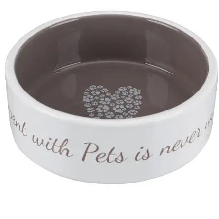 Миска Trixie Pet's Home для собак, керамічна, 16 см, 800 мл (бежева)