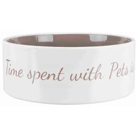 Миска Trixie Pet's Home для собак, керамічна, 16 см, 800 мл (бежева)