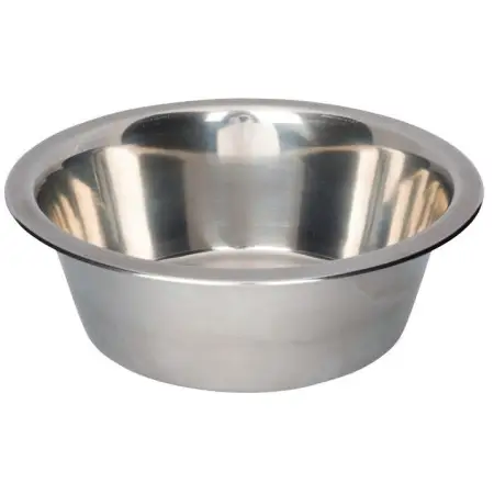 Миски Trixie для собак, на підставці, металеві, 12 см, 2х450 мл