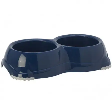 Moderna Double Smarty Bowl Medium МОДЕРНА СМАРТІ подвійна миска для собак, 2х645мл , Чорничний d-14 см