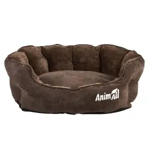 AnimAll 1093 Лежак Royal Velours M CHOCOLATE для тварин 53х47х21см