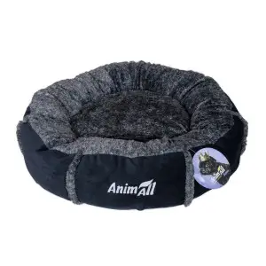 AnimAll AT8717 Лежак Mary Velvet S BLACK для тварин 56X56X15см