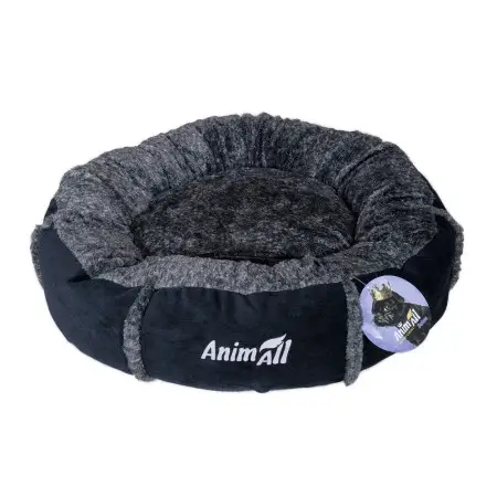 AnimAll AT8717 Лежак Mary Velvet S BLACK для тварин 56X56X15см
