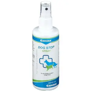 Гігієнічний засіб Canina Dog Stop Spray для собак і котів для заспокоєння спрей при тічці сук 100 мл