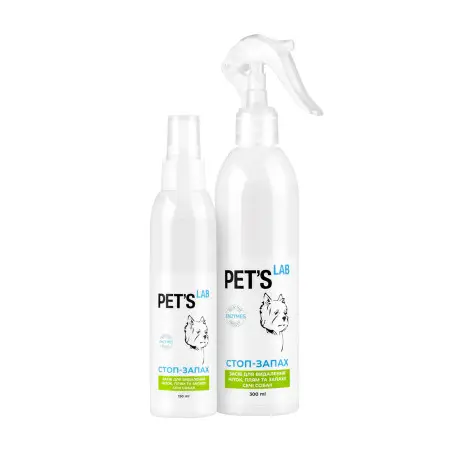 Средство для устранения пятен и запаха мочи собак СТОП-ЗАПАХ, PET'S LAB, 150мл