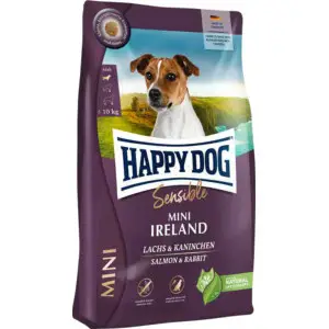 Сухий корм Happy Dog Mini Ireland для собак дрібних порід вагою до 10 кг з кроликом та лососем, 10 кг