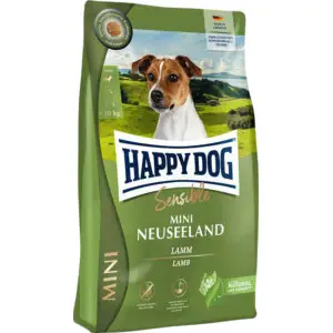 Сухий корм Happy Dog Mini Neuseeland для собак дрібних вагою до 10 кг порід з чутливим травленням з ягням та рисом, 10 кг (61226)