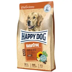Сухий корм Happy Dog Naturcroq Rind & Reis  для дорослих собак всіх порід з яловичиною та рисом, 15 кг, (60517)