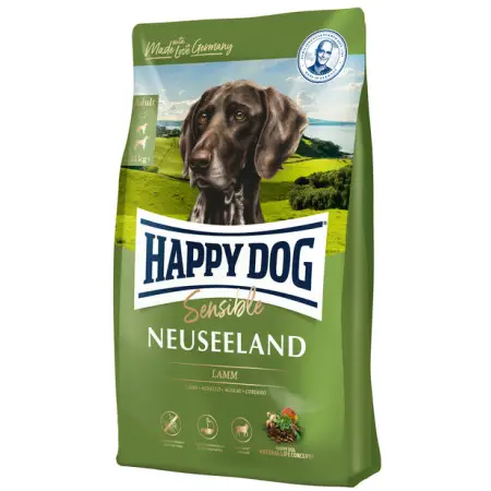 Сухий корм Happy Dog Sensible Neuseeland для дорослих собак з чутливим травленням з ягням та рисом, 12,5 кг, (3534)