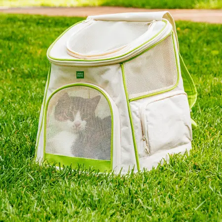 Рюкзак-переноска для кошек и мелких пород собак WAUDOG Relax Eco, 40*40*26 см, до 8 кг