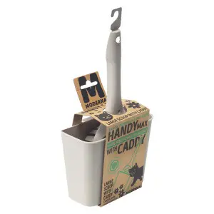 Moderna Handy Max with Caddy МОДЕРНА ХЕНДІ МАКС З ПІДСТАВКОЮ лопатка для наповнювача, комплект , Теплий сірий
