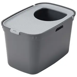 Moderna Top Cat МОДЕРНА ТОП КЕТ вертикальний закритий туалет для котів, 59х39х38см , Холодно-сірий