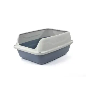 Туалет для котів із ситом для просіювання наповнювача Georplast Easy, 56х40х25 см