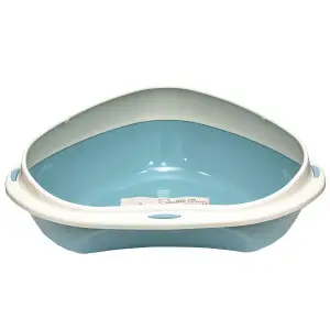 Туалет кутовий для котів Shuttle Corner, 49x40x17,5 см
