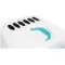 Туалет закритий для котів Trixie Vico Easy CLEAN 40х40х56 см аквамарин/білий (40345)