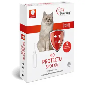 OverZoo Біо Протекто Спот Он крапі для котів 4x1 мл