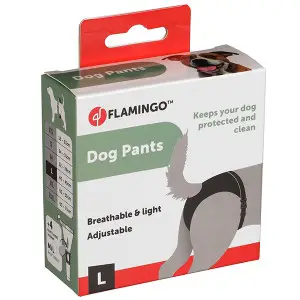 Flamingo Dog Pants Sasha ФЛАМІНГО САША гігієнічні труси для собак , L, 40х49 см