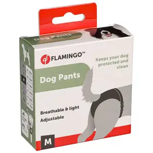 Flamingo Dog Pants Sasha ФЛАМІНГО САША гігієнічні труси для собак , M, 39х18,9х2 см