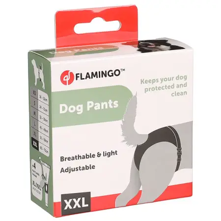 Flamingo Dog Pants Sasha ФЛАМІНГО САША гігієнічні труси для собак , XXL, 60х70 см