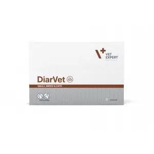 Vet Expert DiarVet ДіарВет (6 капс. Twist Off) - засіб для котів і собак малих порід проти діареї (бентоніт, інулін, пектин, таніни, віт А)