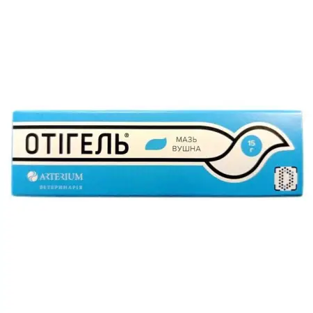 Отігель Мазь вушна для собак та котів 15 г