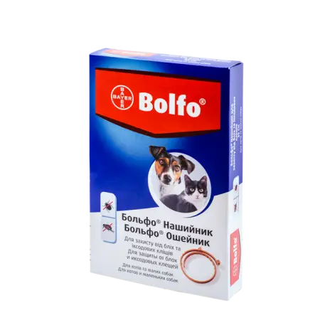 Нашийник Bayer Больфо від бліх і кліщів для котів і собак 35 см