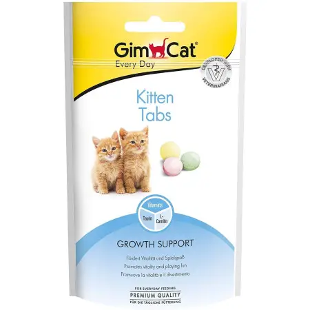 Вітаміни для котів GimCat Every Day Kitten Tabs, 40 г