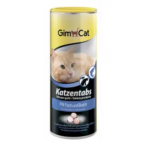 Вітаміни для котів GimCat Katzentabs Риба і біотин 710 таблеток
