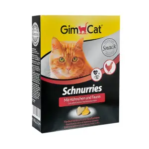 Вітаміни GimCat для котів GimCat Schnurries ГімКет Шнуріс з куркою і таурином таблетки 650 таблеток