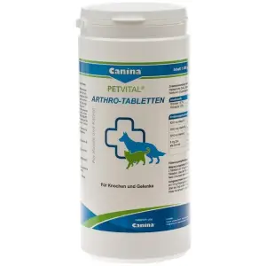 Вітаміни Canina Petvital Arthro-Tabl. для собак та котів, для проблемних суглобів, 1000 г (1000 табл)
