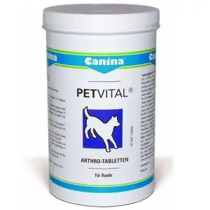Вітаміни Canina Petvital Arthro-Tabl. для собак та котів, для проблемних суглобів, 60 г (60 табл)