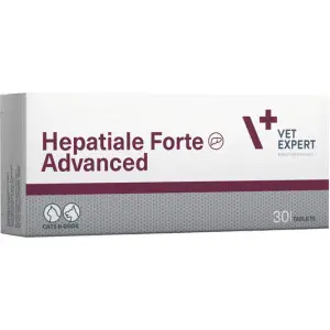 Харчова добавка Vet Expert Hepatiale Forte Advanced для підтримання та захисту функцій печінки у котів і собак, 30 таб. New