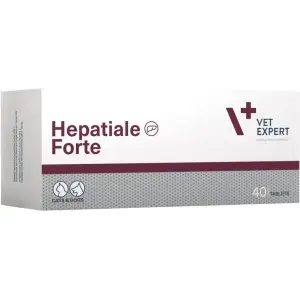 Харчова добавка Vet Expert Hepatiale Forte для підтримання та захисту функцій печінки у котів і собак, 40 таб.
