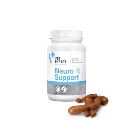 Вітаміни Vet Expert NeuroSupport для підтримання функції нервової системи у собак та котів, 45 капс.